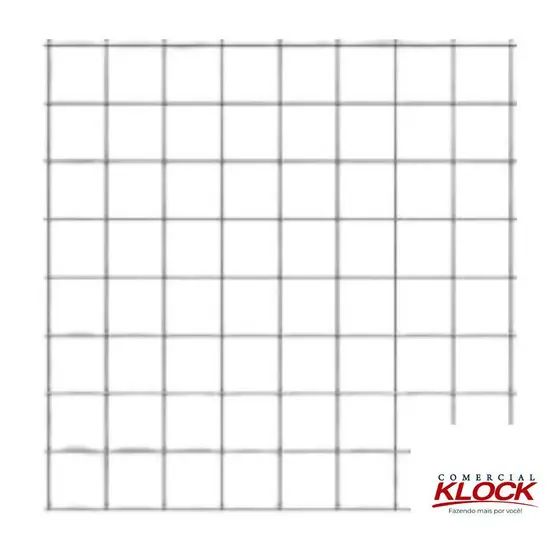 25m Tela Metal Galvanizada Soldada Malha 2,5x2,5cm Fio 18 – 0,50cm largura