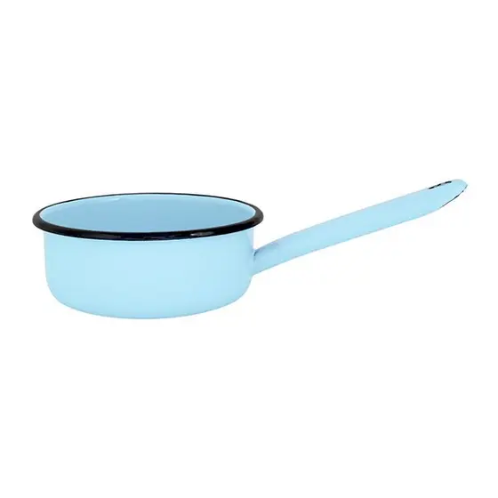 Papeiro Esmaltado Ewel - 14cm - 750ml Azul Claro