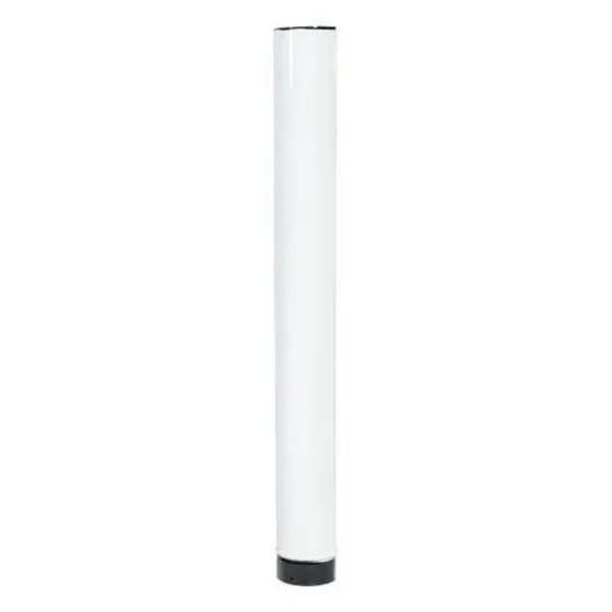 Cano Esmaltado Para Fogão a Lenha com 1m de Altura 110mm Branco