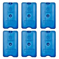 6 Gelox Placa De Gelo Reutilizável Bolsa Térmica Cooler Caixa Térmica Gel 200ml
