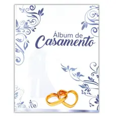 Álbum de Fotos Casamento 60 Fotos 10x15 Rebite Rec 114/02