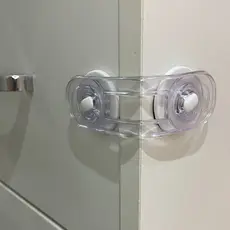 kit 2 peças de Trava para gaveta, portas, armário, geladeira, segurança para criança e bêbes