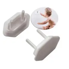 Kit com 10 unidades Protetor de Tomada Contra Choque Crianças e Bebês