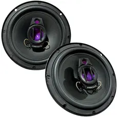 KIT ALTO FALANTE TRIAXIAL 6 POLEGADAS PORTA DE CARRO 150W 4R PRETO AUTOMOTIVO HIKEN