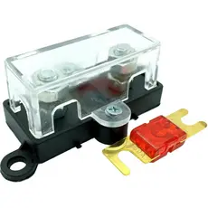 Porta Fusível Automotivo Midi mais Fusível Mini Faca 50 Amp