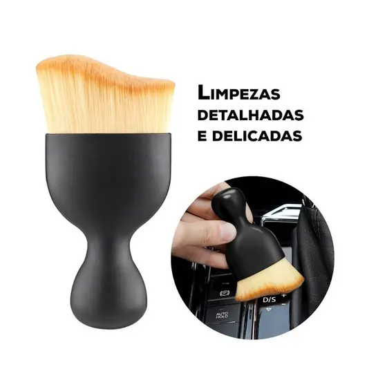 Pincel de Detalhe para Limpeza de Plástico - 10cm - FEA034