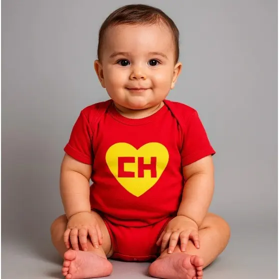 Body Bebê Temático Chapolin  100% Algodão.