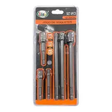 Jogo Extensão Para Soquetes 6 Pcs - Idea