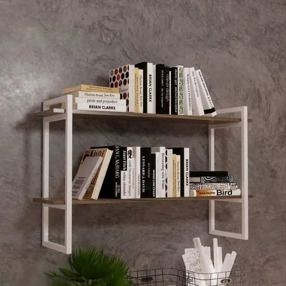 Suporte De Prateleira Nicho Industrial Branco 3 pçs