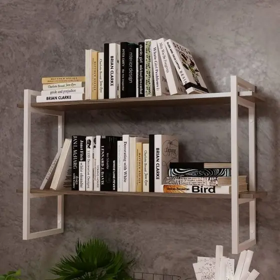 Suporte De Prateleira Nicho Industrial Branco 2 pçs