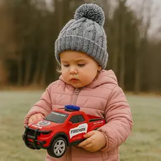 Caminhonete Polícia Bombeiro Carrinho Brinquedo Infantil Criança Caminhonete Presente Roubo Motinha