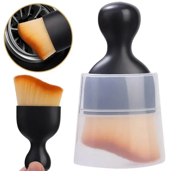 Escova de Limpeza Para Carro Pincel Para Remoção de Poeira Para Veículos Teclados Pincel Para Limpeza Veicular