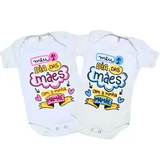 Body de Bebê Dia das Mães Menina/Menino