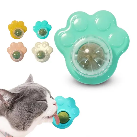 Kit 2 Brinquedo Para Gatos Patinha Com Catnip Erva Gato Natural