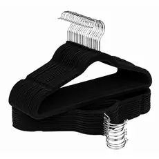 Kit 20/30/50 Unidades De Cabides Veludo Para Roupas Adulto Fino Resistente
