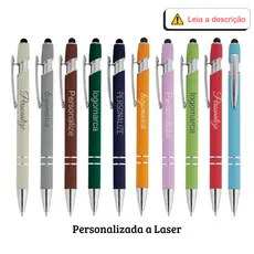 Kit 10/20/30/40 Canetas Metal Personalizadas a Laser | Brinde Corporativo Premium