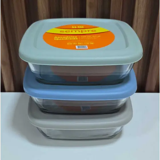Pote Marinex Vidro Temperado Sempre Nadir Figueiredo 730ml