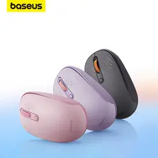Mouse Silencioso Sem Fio Baseus Creator 1600 DPI Para Computador Portátil PC