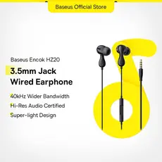 Baseus Encok CZ20/HZ20 Fone De Ouvido Intra-Auricular Com Fio Hi-Res Tipo C/3.5mm Jack Microfone