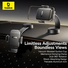 Baseus PrimeTrip C03 Versão Com Ventosa Para Montagem Em Carro Fixação De Ar Todos Os Telefones