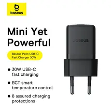 Carregador Rápido Baseus 30w Super Mini Usb C