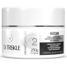 Dr. Triskle Máscara Tratamento Creme Acidificante Desliza Platinum Efeito Cinza Platinado 250g