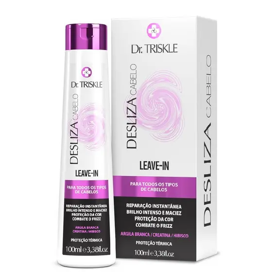 Dr. Triskle Leave-In Desliza Cabelo Reparação Brilho Proteção Cor Proteção Térmica  100ml