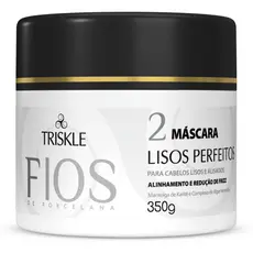 Triskle Fios Porcelana Máscara Tratamento Creme Lisos Perfeitos Antifrizz Maciez Alinhamento 300g