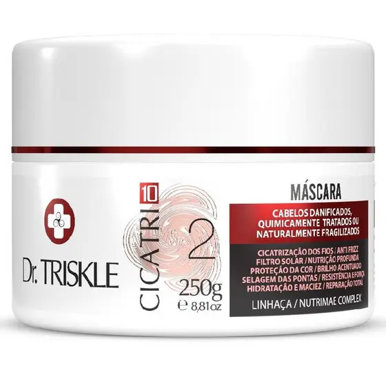 Dr. Triskle Máscara Tratamento Creme Acidificante Cicatri 10 Reparação Cicatrização Capilar 250g