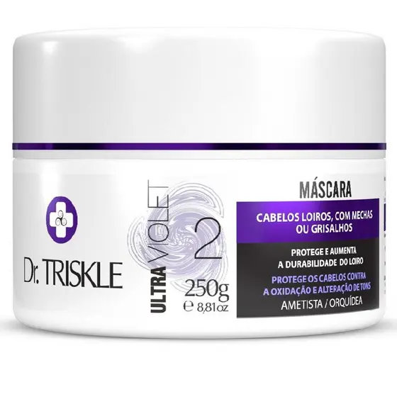 Dr. Triskle Máscara Tratamento Creme Ultra Violet Matizador Desamarelador 250g