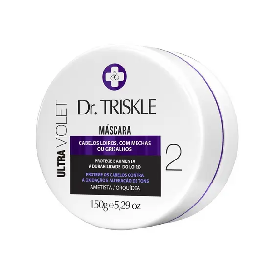 Dr. Triskle Máscara Tratamento Creme Ultra Violet Matizador Desamarelador 90g