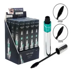 BELLA FEMME BF10046 MASCARA P/ CILIOS 15ML 4D 2 EM 1 - BOX 12 UN