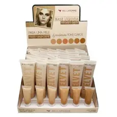 BELLA FEMME BF10078 BASE LÍQUIDA VELVET SKIN - BOX 24UN