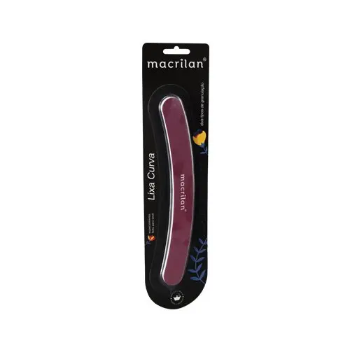 Macrilan Lx-11 Lixa Curva Dois Lados Para Unhas Posticas