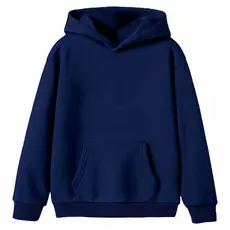 Blusa de Frio Masculino Infantil Moletom Liso Infantil Moleton Básico Infantil Casaco Masculino