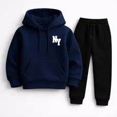 Conjunto  Masculino Infantil Moletom Infantil Masculino Estampado Blusa de Frio Flanelada