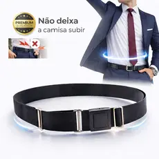 Cinto Segura Camisa Esticador Suspensório Social Unissex prendedor Camisa