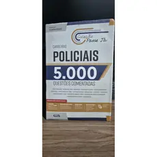 USADO: Livro Passe Já 5000 Questões Comentadas Carreiras Policiais