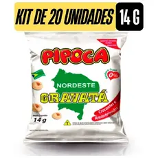 Pipoca Gravata do nordeste salgada 1 fardo com 20 pacotes