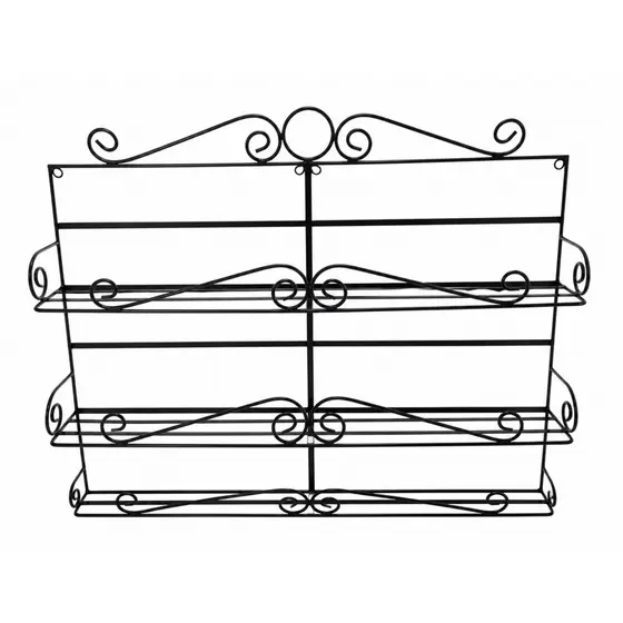 Floreira de Parede Resistente Ferro Suporte para Plantas Jardim Vertical Grande 60cm