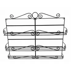 Floreira de Parede Resistente Ferro Suporte para Plantas Jardim Vertical Grande 60cm