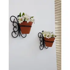 Porta Vaso De Planta Ferro 2 Unidades