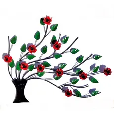 Quadro Arranjo Rosas Ao Vento
