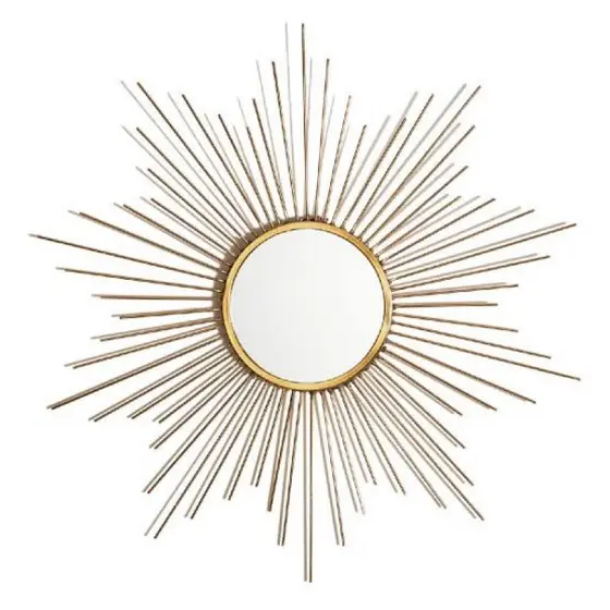 Espelho Sol 55cm Dourado