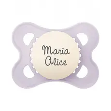 Chupeta mam original personalizada com nome 0-6 meses Skin Soft