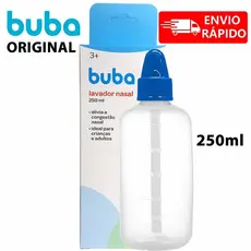 Lavador Nasal Buba 250ml original - Alívio Congestão e Sinusite, Prático e Livre de BPA