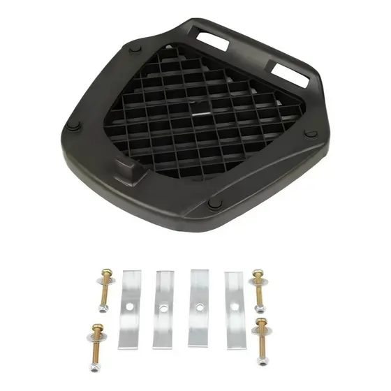 Base Bau Bauleto Glider 46 / 48 Litros Boxer Riders com Kit Parafuso