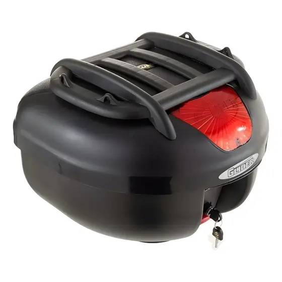 Bau Bauleto Glider 35 Litros Com Bagageiro Grade - Promoção
