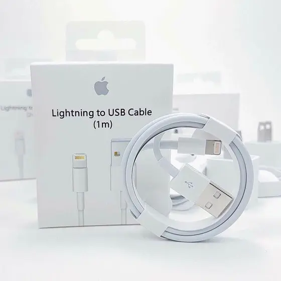 cabo iPhone lightning, original Apple, cabo 1 metro alta transmissão, cabo original