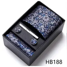 kit Gravatas presente de casamento gravata lenço, abotoaduras bolso conjunto de gravata masculino terno acessórios